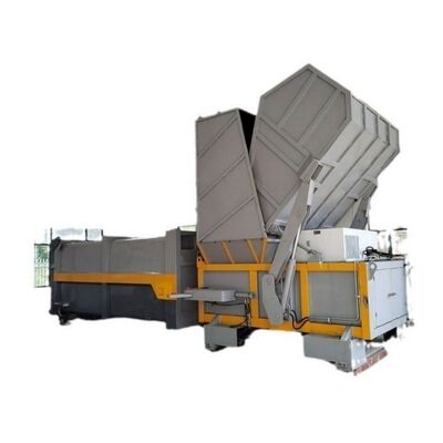 Horizontal  200-500T Smart Bin Auger Marine Solid Hydraulic  Refuse Trash Waste Garbage Compactor
