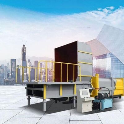 Horizontal  50-150T Smart Bin Auger Marine Solid Hydraulic  Refuse Trash Waste Garbage Compactor