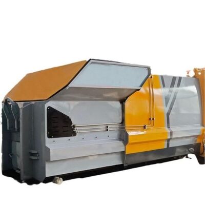 Movable 25m³ Rubbis Auger Marine Solid Hydraulic  Refuse Trash Waste Garbage Compactor