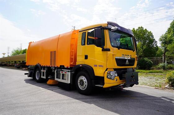 Efficient Automatic Street Sweeper Truck for Four-Step Cleaning and Dust-Free Environment Maintenance