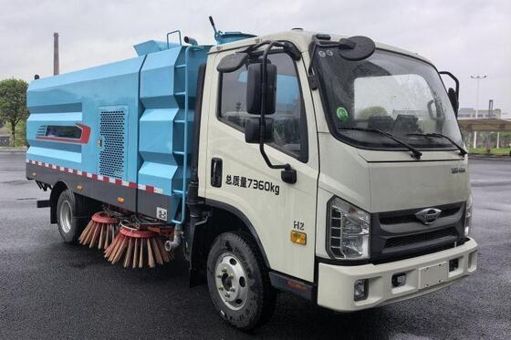 High-Capacity Environmental Sweeper Truck for Road Debris Collection and Dust Control Management