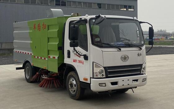 Economical Truck Mounted Street Sweeper with Powerful Broom and Vacuum System