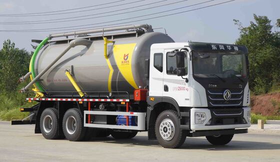 Heavy Duty Vacuum Sewer Cleaning Truck Sludge Suction And Transport Vehicle For Wastewater And Silt