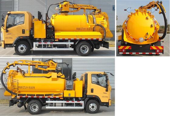 Efficient Mobile Sludge Suction Vehicle Eco Friendly Sewage Collection Truck For Municipal Use