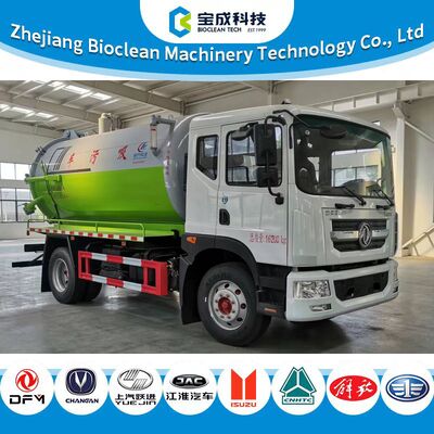 25T OEM Euro VI Emission Vacuum Sewage Truck with 10600L Tank Volume