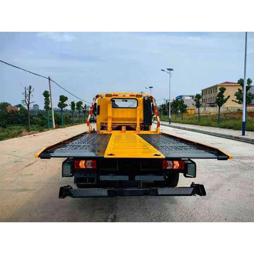 JAC 4X2 Multi-functional Flatbed Tow Truck with Winch System Road Rescue Vehicle 3