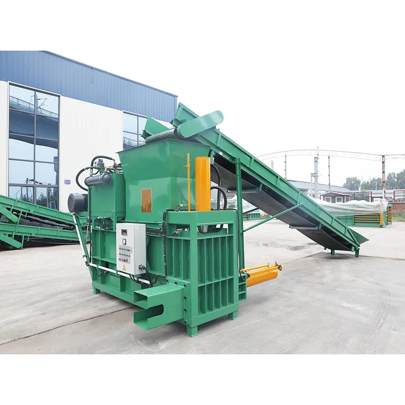 Two-Cylinder Hydraulic Straw Baler Machine for High-Density Bales 2
