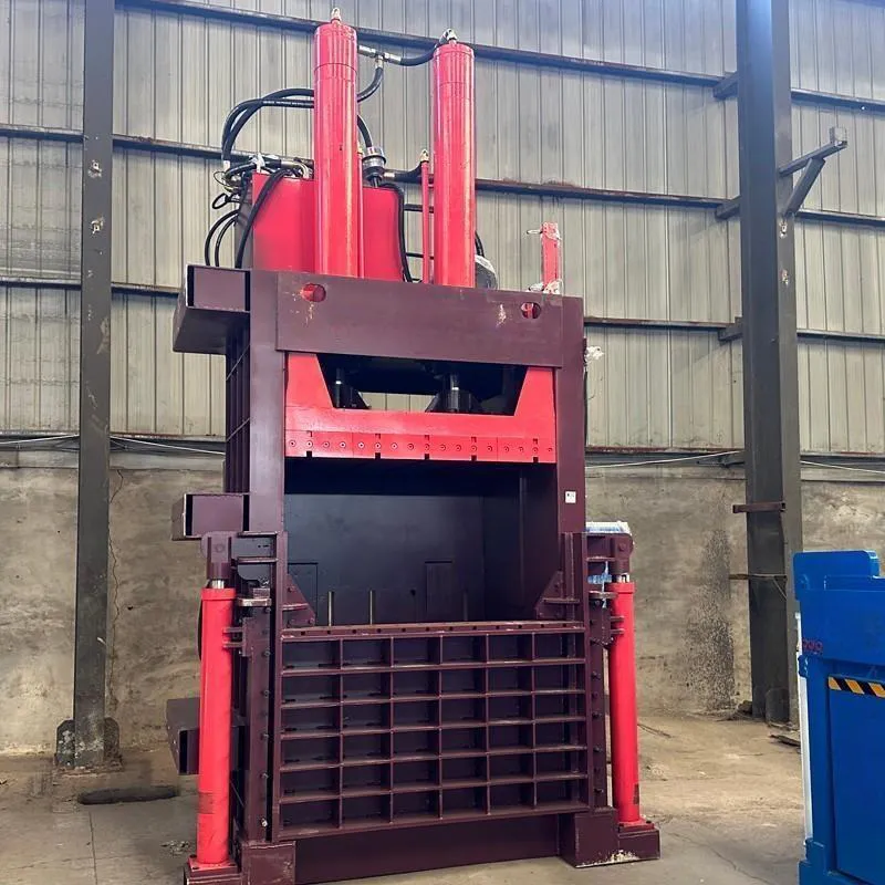 200 Ton Full Steel Plate Vertical Baling Press for Scrap Metal Recycling 0