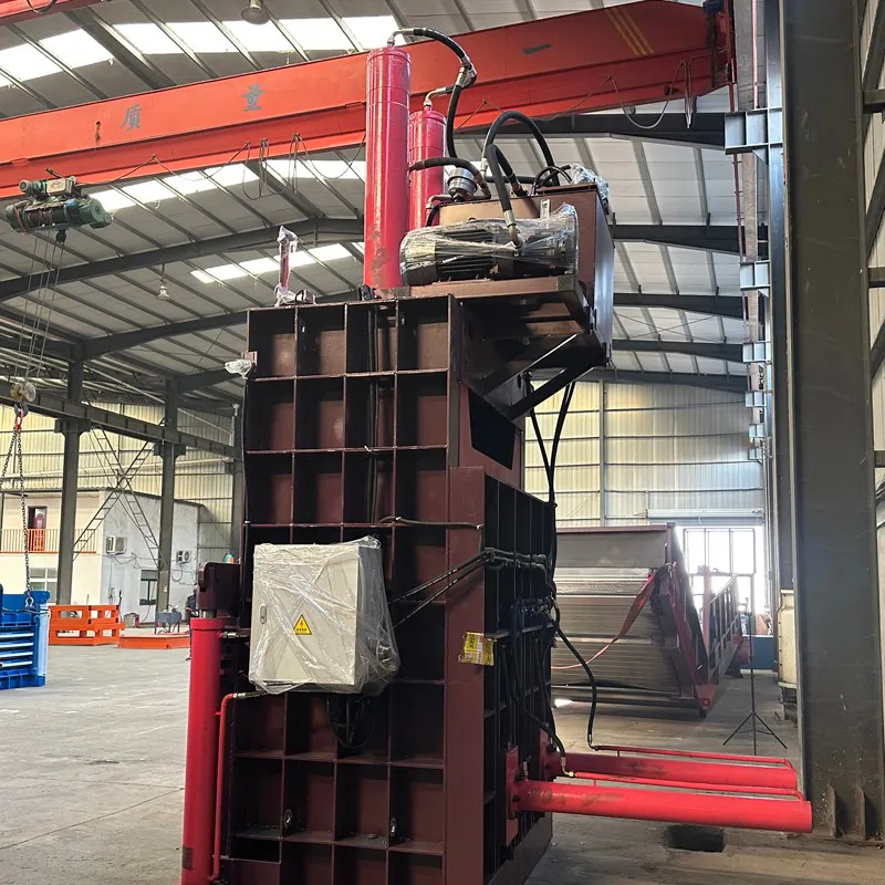 200 Ton Full Steel Plate Vertical Baling Press for Scrap Metal Recycling 2