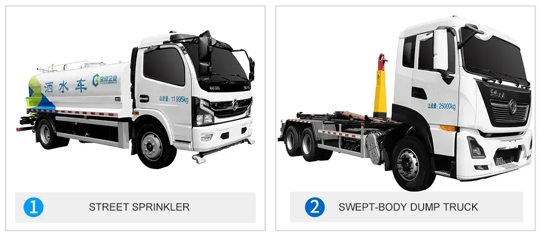 Economical Truck Mounted Street Sweeper with Powerful Broom and Vacuum System 4